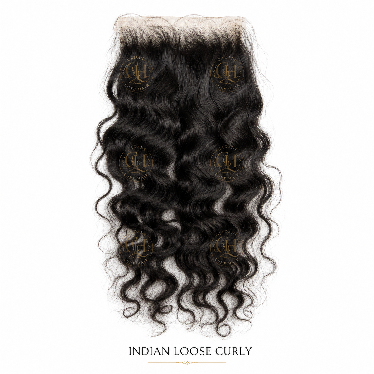 Raw Indian Loose Curly HD Closure