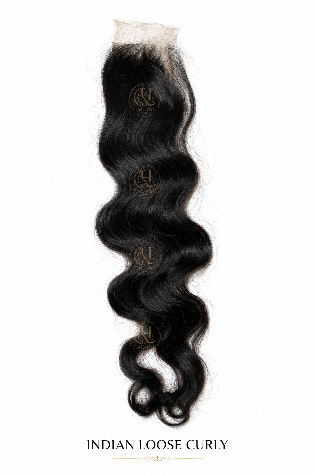 Raw Indian Loose Curly HD Closure